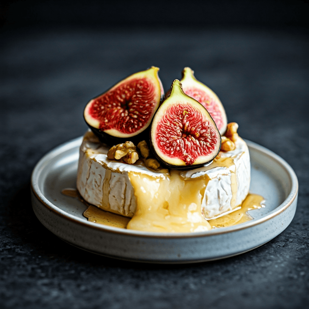 Baked Brie with Figs and Honey