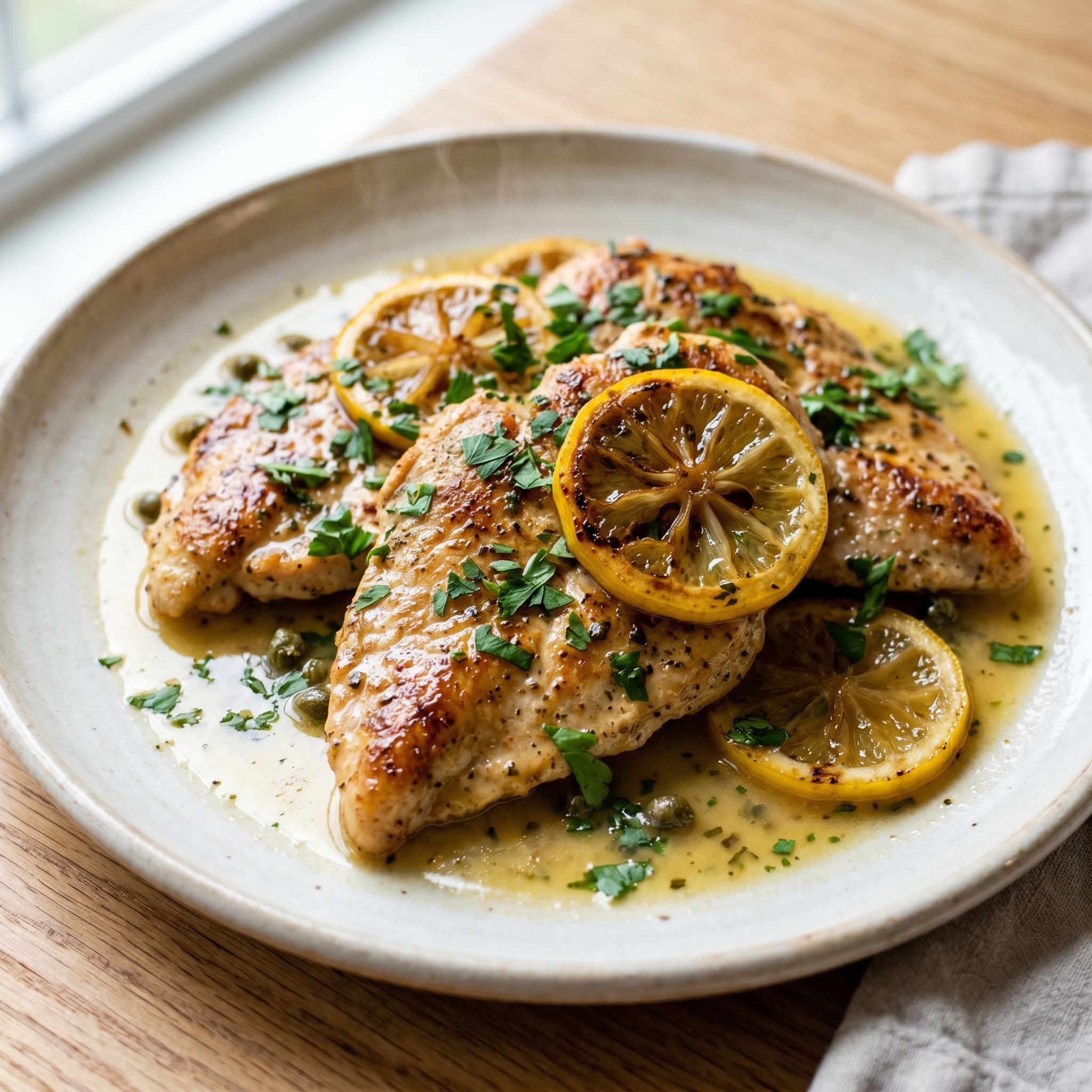 Low-FODMAP Lemon Chicken Scallopini