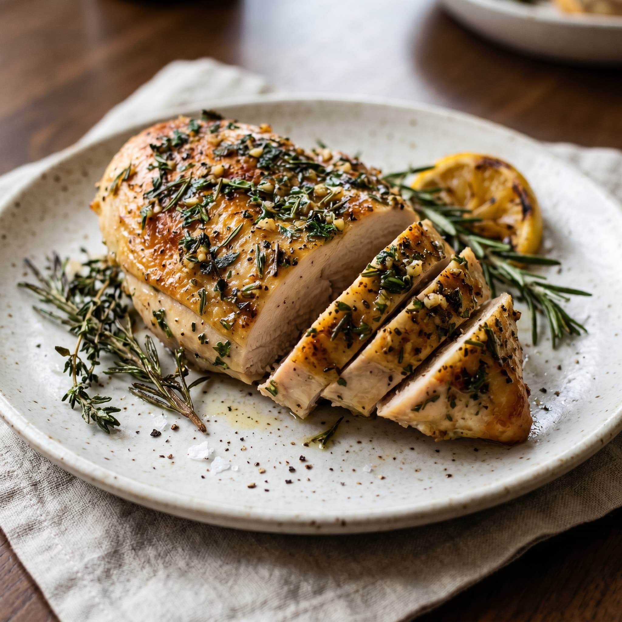 Fresh Herb Roasted Chicken Breast