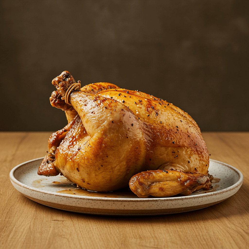Perfectly Roasted Rotisserie Chicken